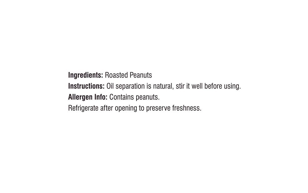 Disano Unsweetened Peanut Butter, Creamy   Plastic Jar  1 kilogram